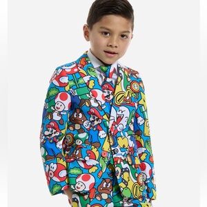 Opposuits Super Mario Boys Suit Jacket Teen Size 14Y